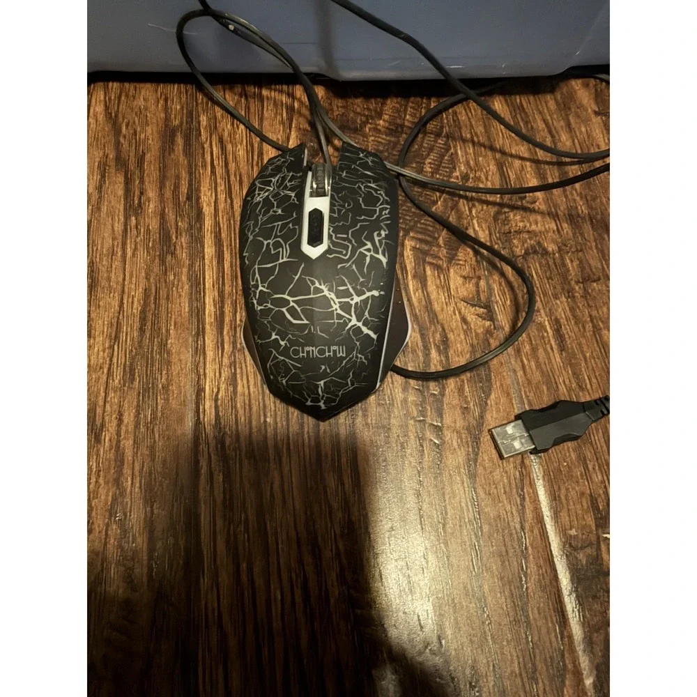 GAMESTART Wired Gaming Mouse USB PC Computer DPI Adjustable LED Optical Black‎